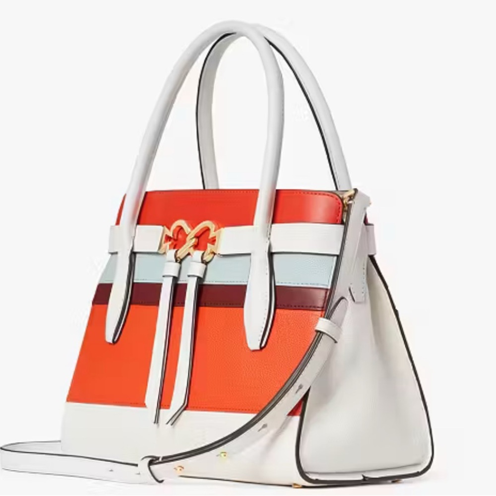 Kate Spade Toujours Stripe Medium Satchel